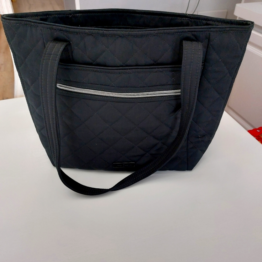 Vera Bradley Performance Twill Tote Classic Black NWT